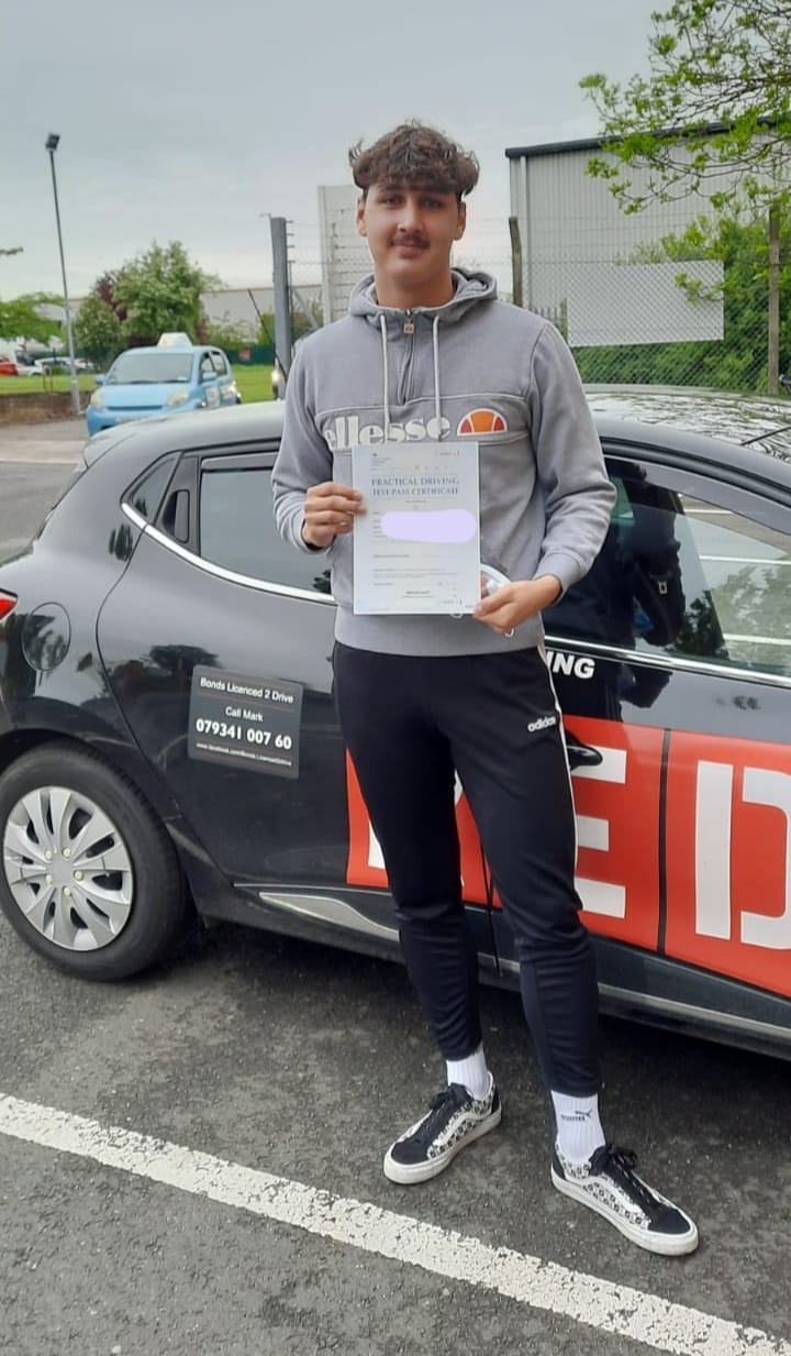 Congratulation Filip on passing your driving test