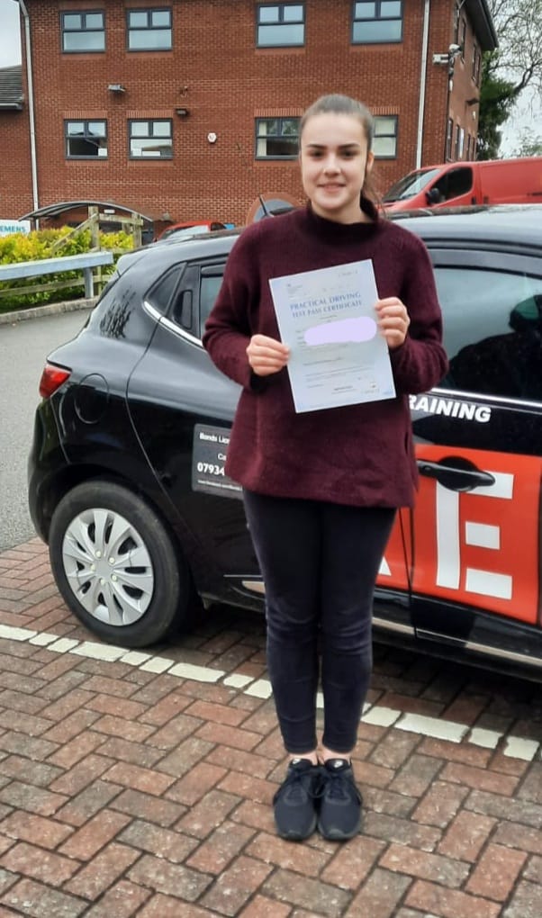First time pass - Well done Eloise