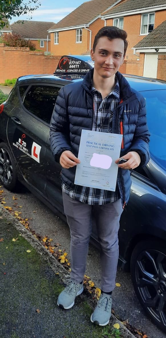 First time pass - Well done Sion