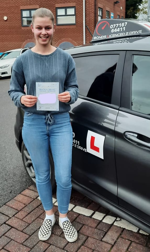 First time pass - Well done Chloe