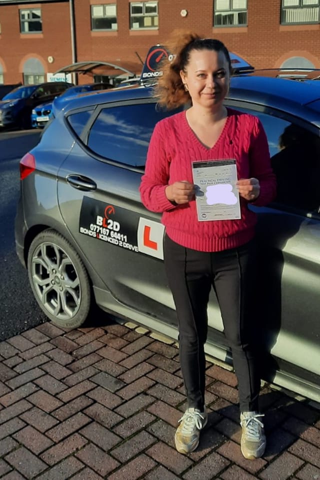 First time pass - well done Cornelia