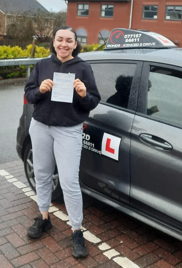 First time pass - well done Saffron