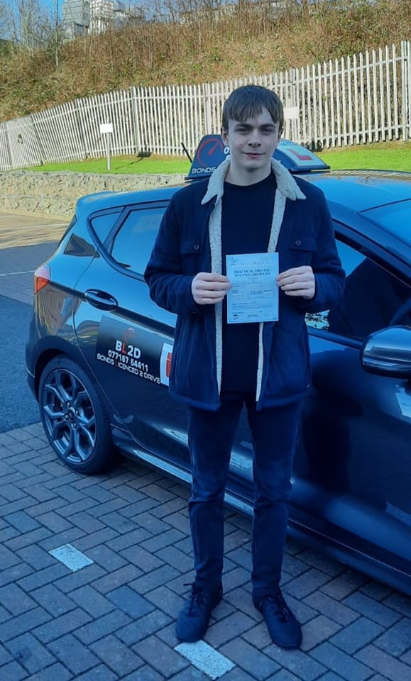 First time pass - well done Rhys
