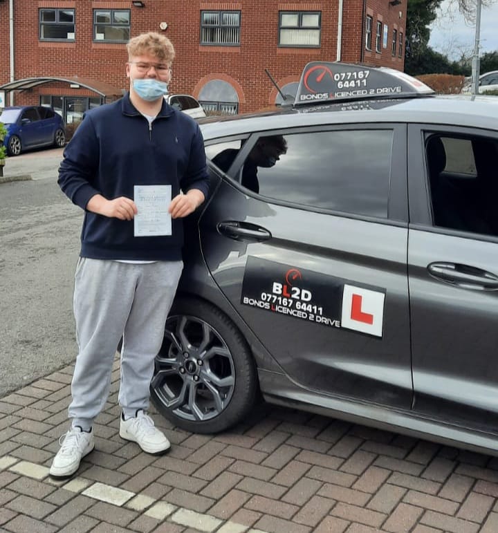 Congratulations Aidan on passing your driving test