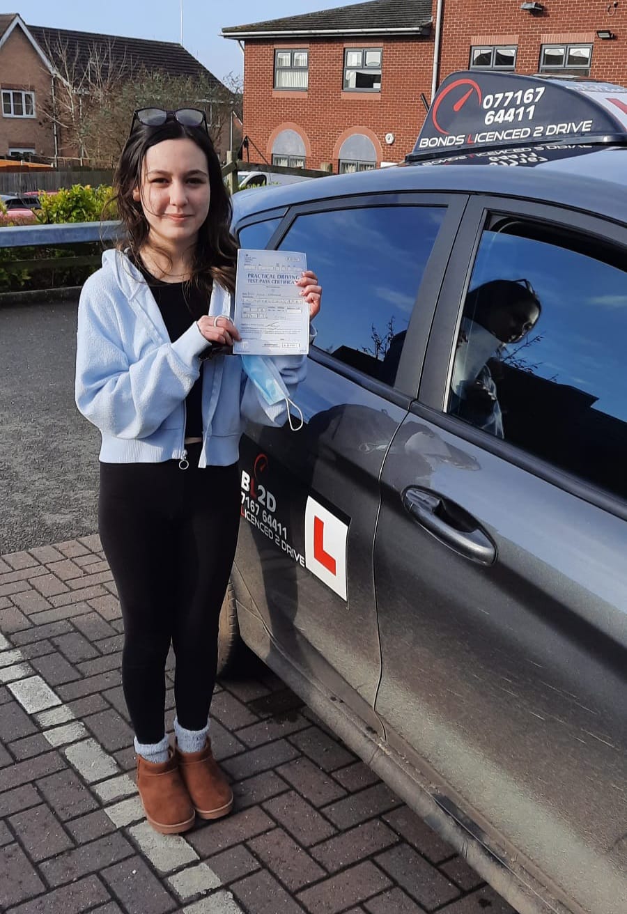 First time pass - well done Ellie