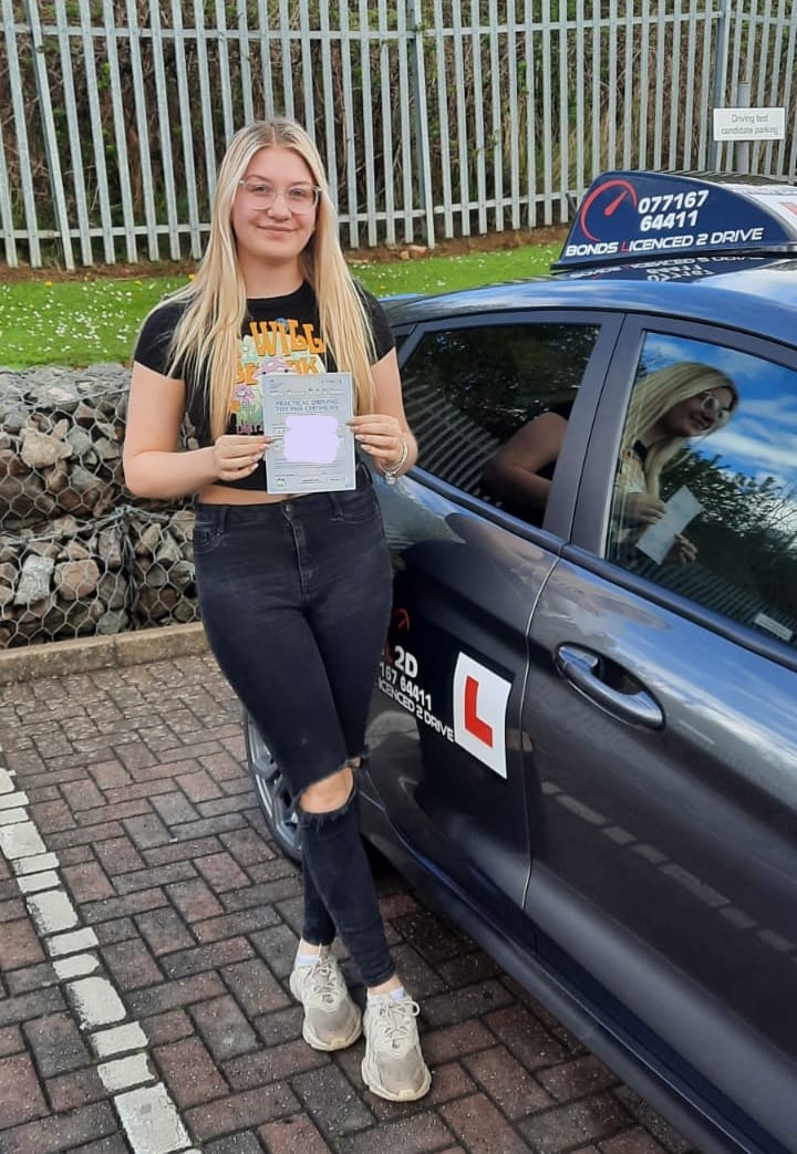 First time pass - well done Hannah