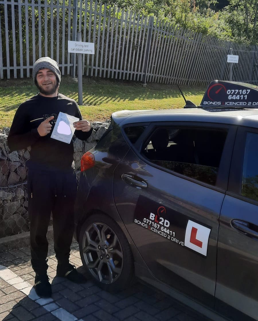 First time pass, well done Reece