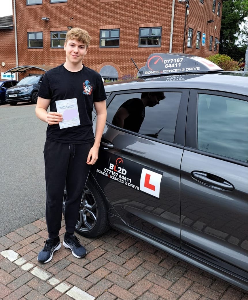 Congratulations William on passing your driving test
