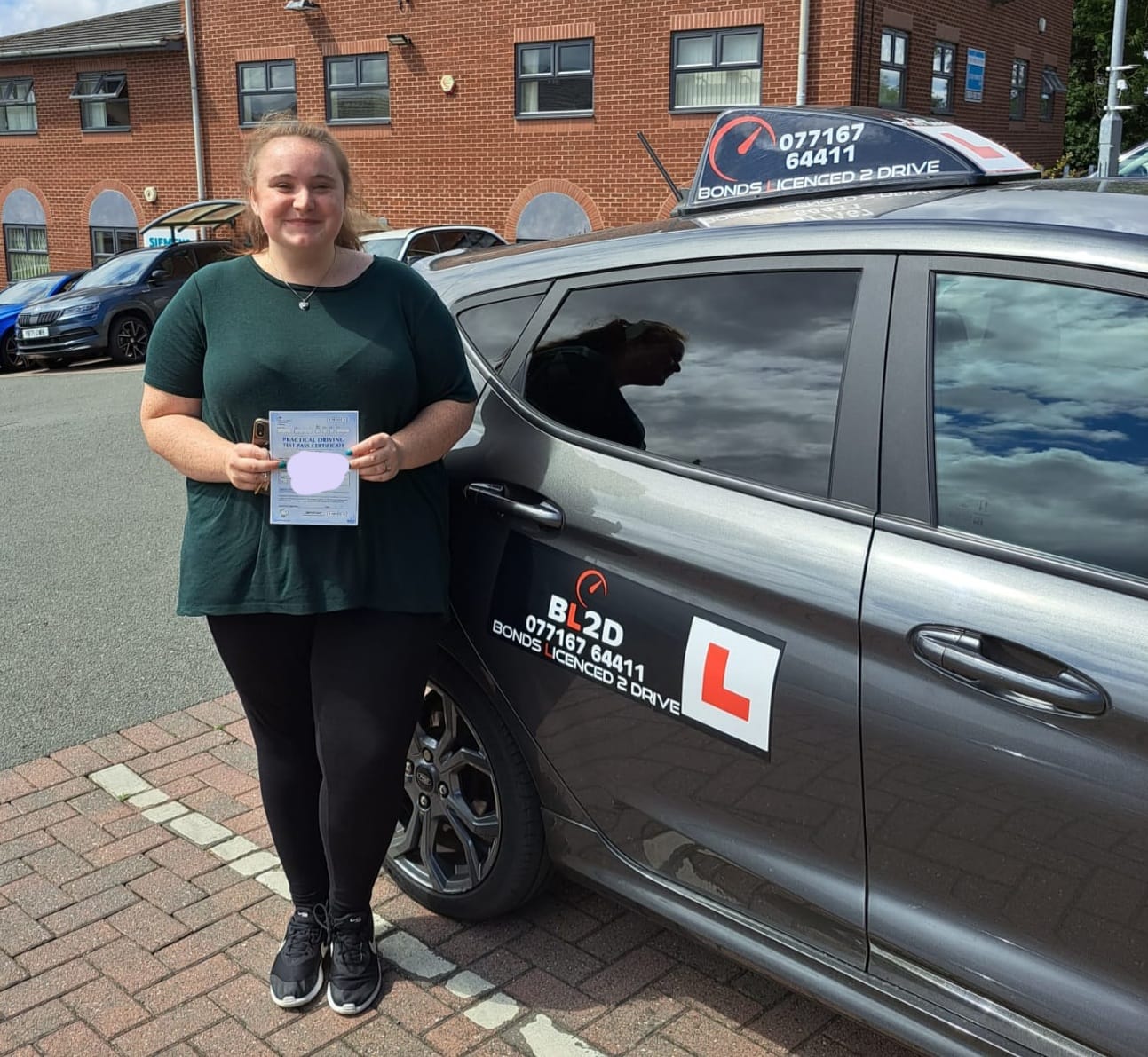 First time pass, well done Rosie