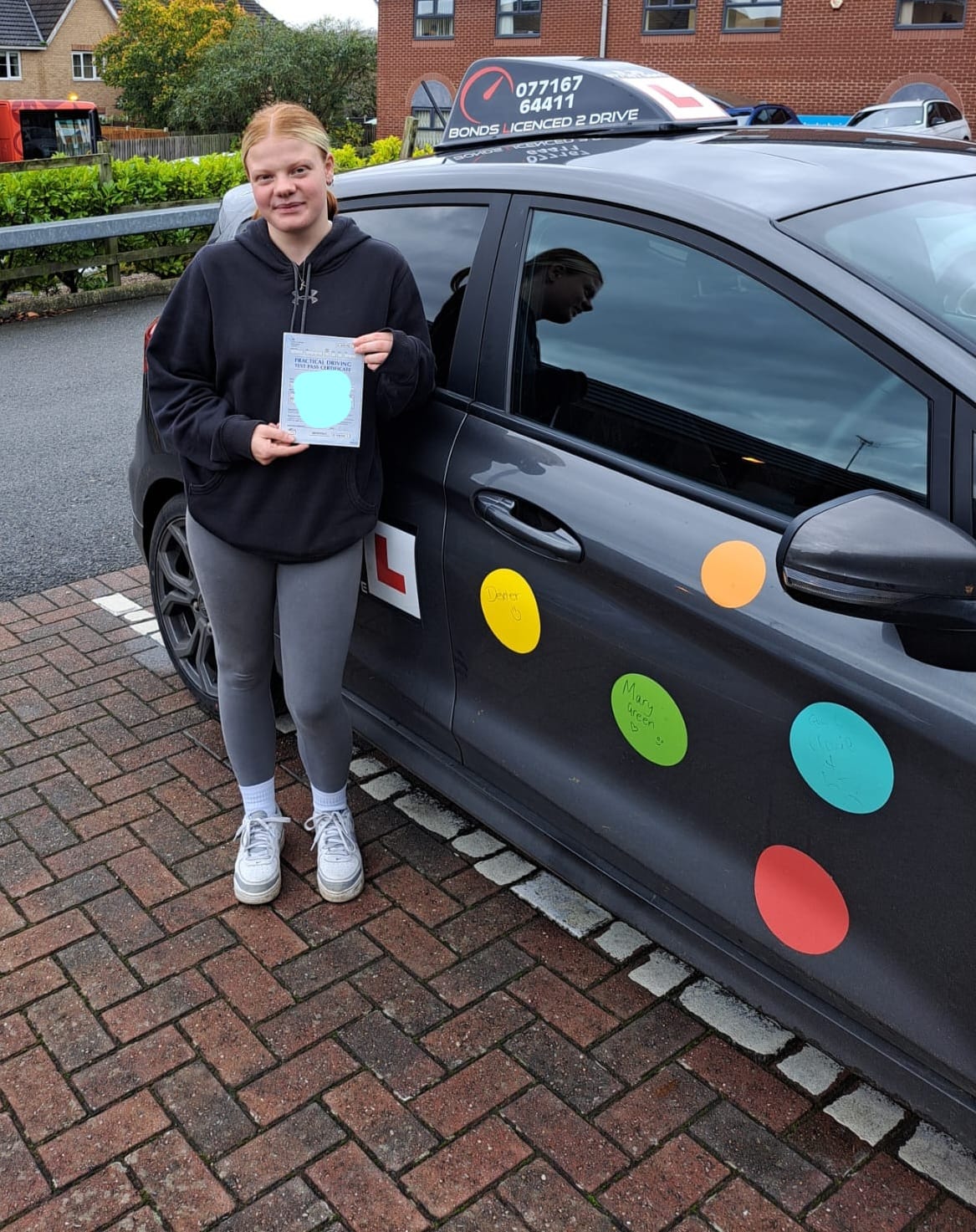 First time pass, well done Megan.
