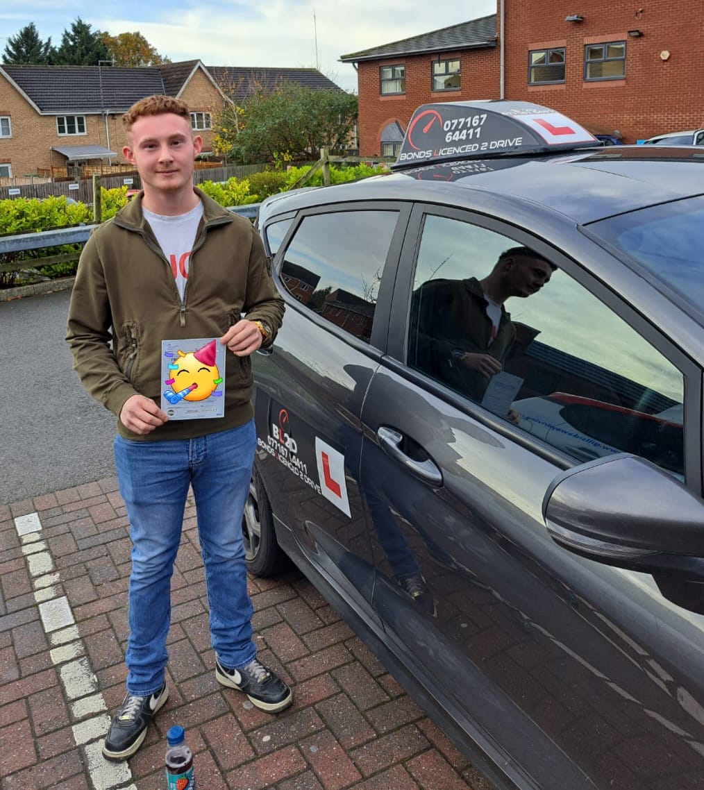 First time pass, well done Bailey