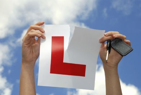 First time pass, well done Peter, taken in his own car