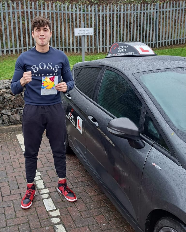 First time pass, well done Alex