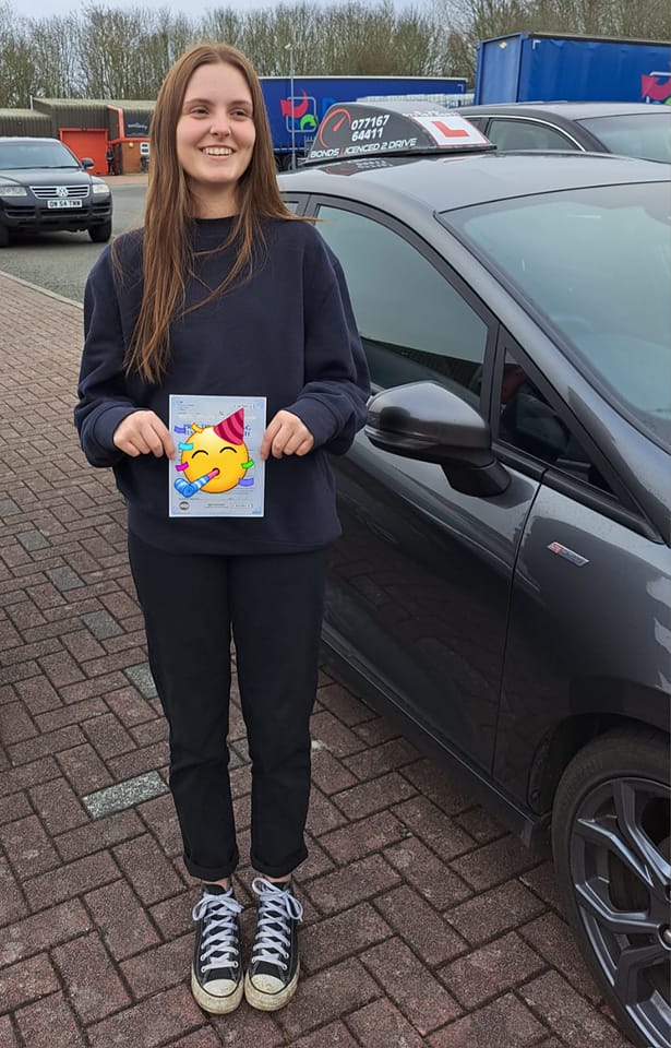 First time pass, congratulations Romilly