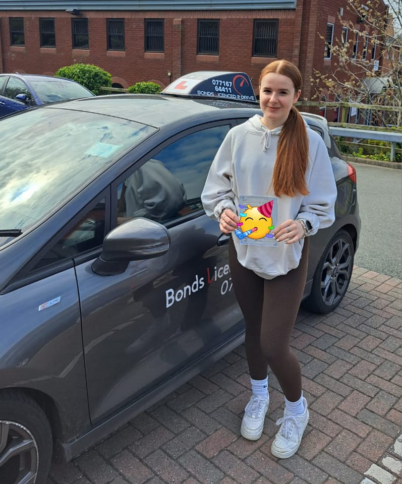 First time pass, congratulations Charlotte