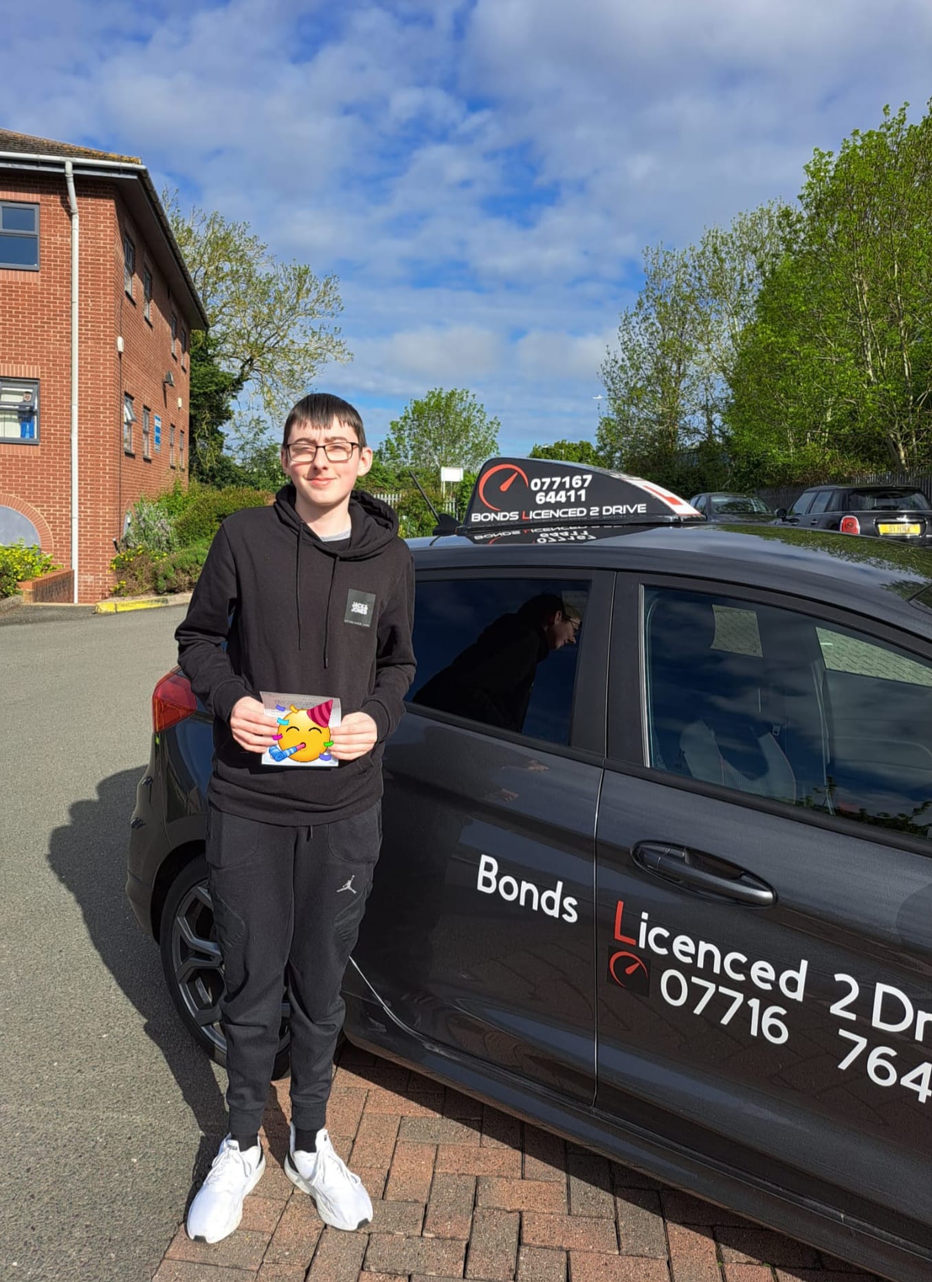 First time pass, congratulations Charlie