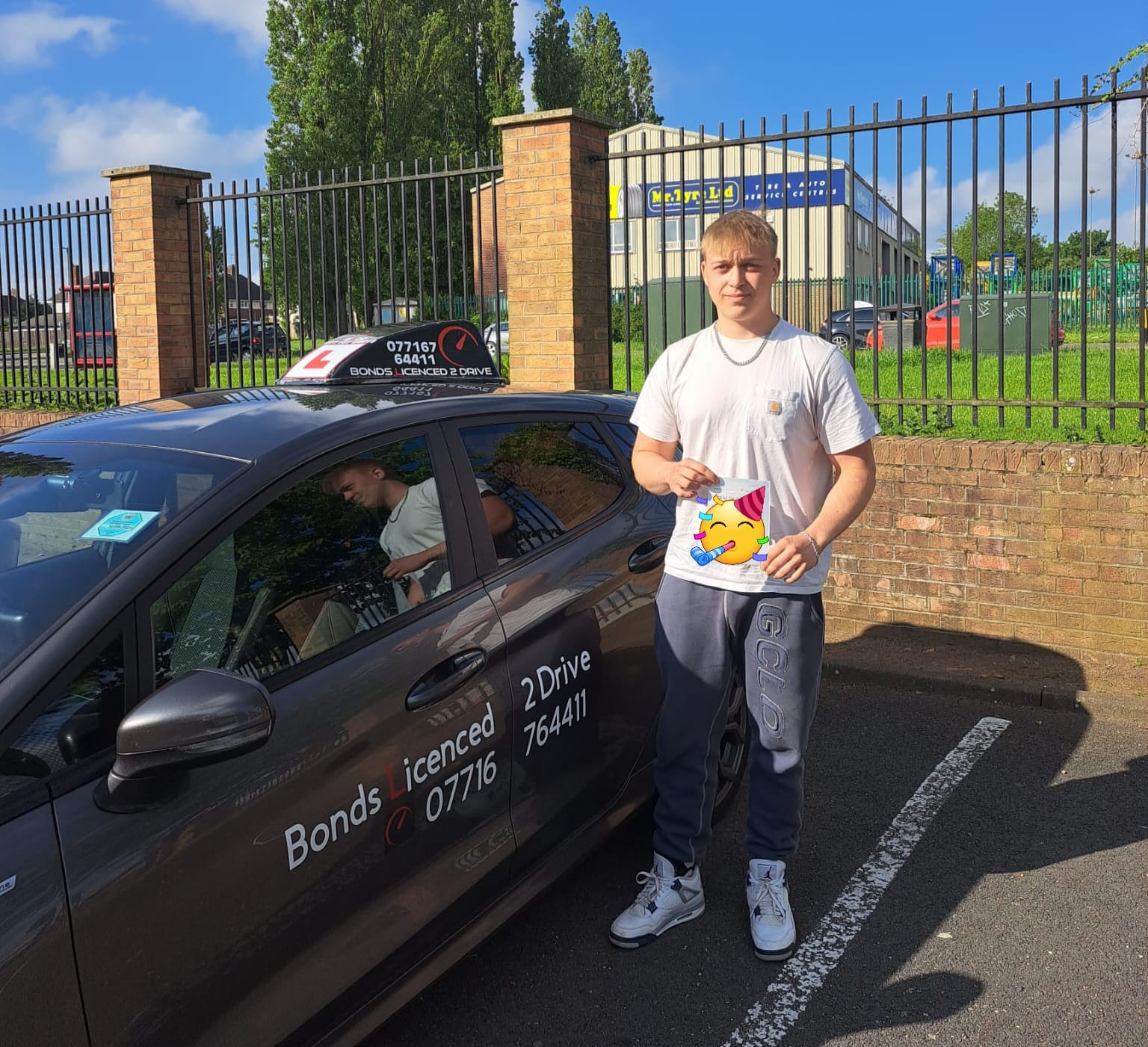 First time pass, congratulations Lee