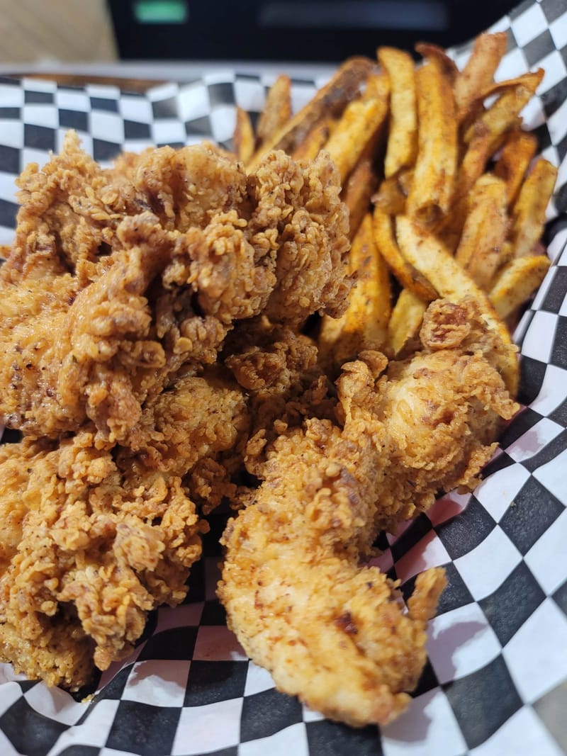 HOMEMADE CHICKEN STRIP BASKET