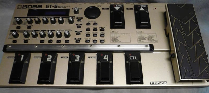 Vintage Boss GT6 Effects Pedal