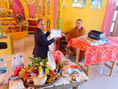 Embracing New Beginnings: A Joyful New Year Celebration at Mahabodhi Buddhist Temple, Tuichawng image