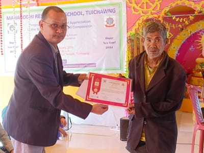 Embracing New Beginnings: A Joyful New Year Celebration at Mahabodhi Buddhist Temple, Tuichawng image