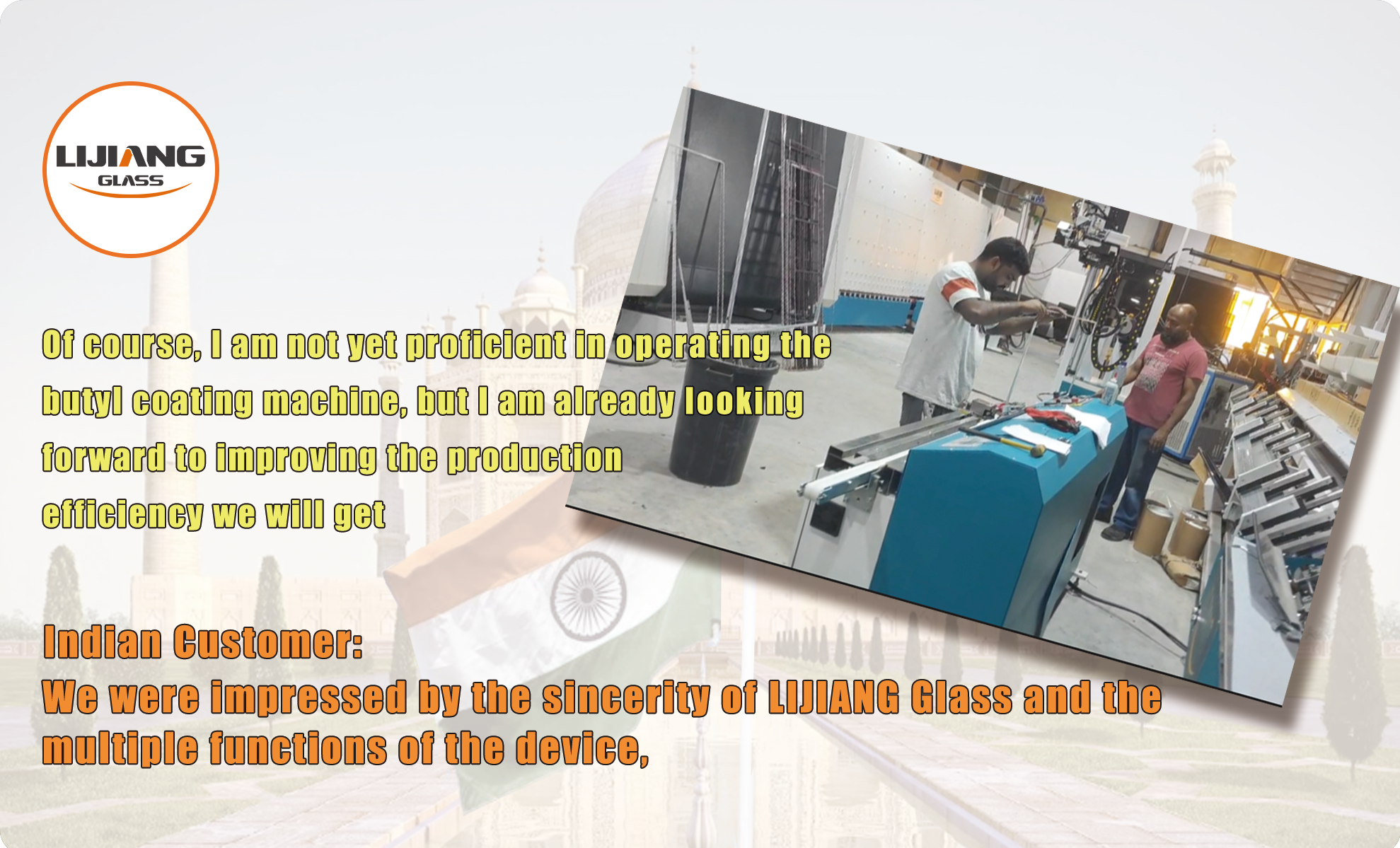 LIJIANG Glass's Indian Customer Review