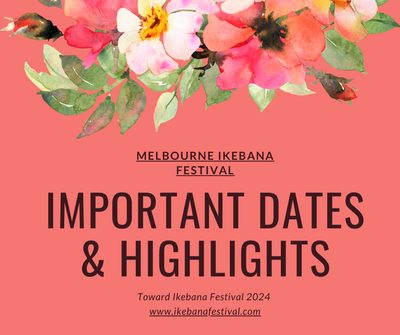 Toward Ikebana Festival 2024