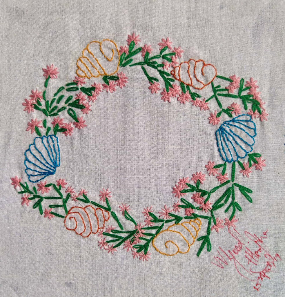 Lazy daisy stitch