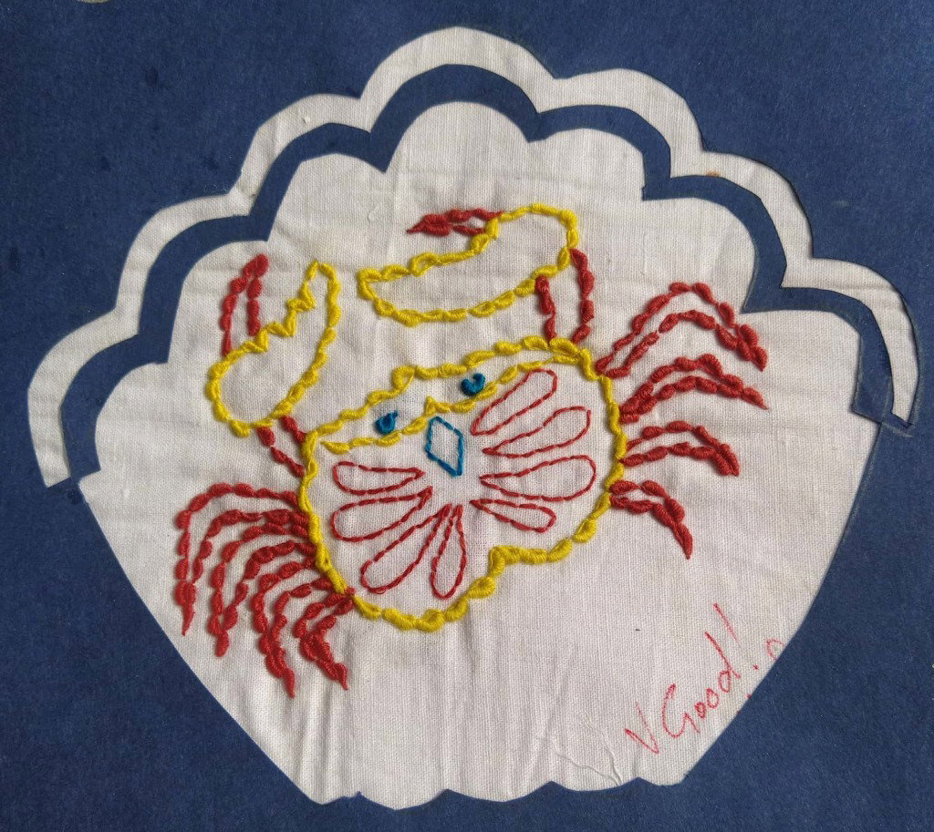 Bullion stitch