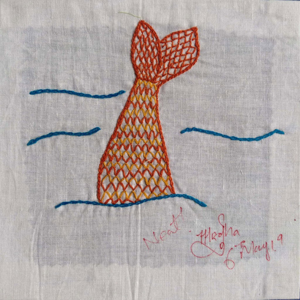 Fly stitch