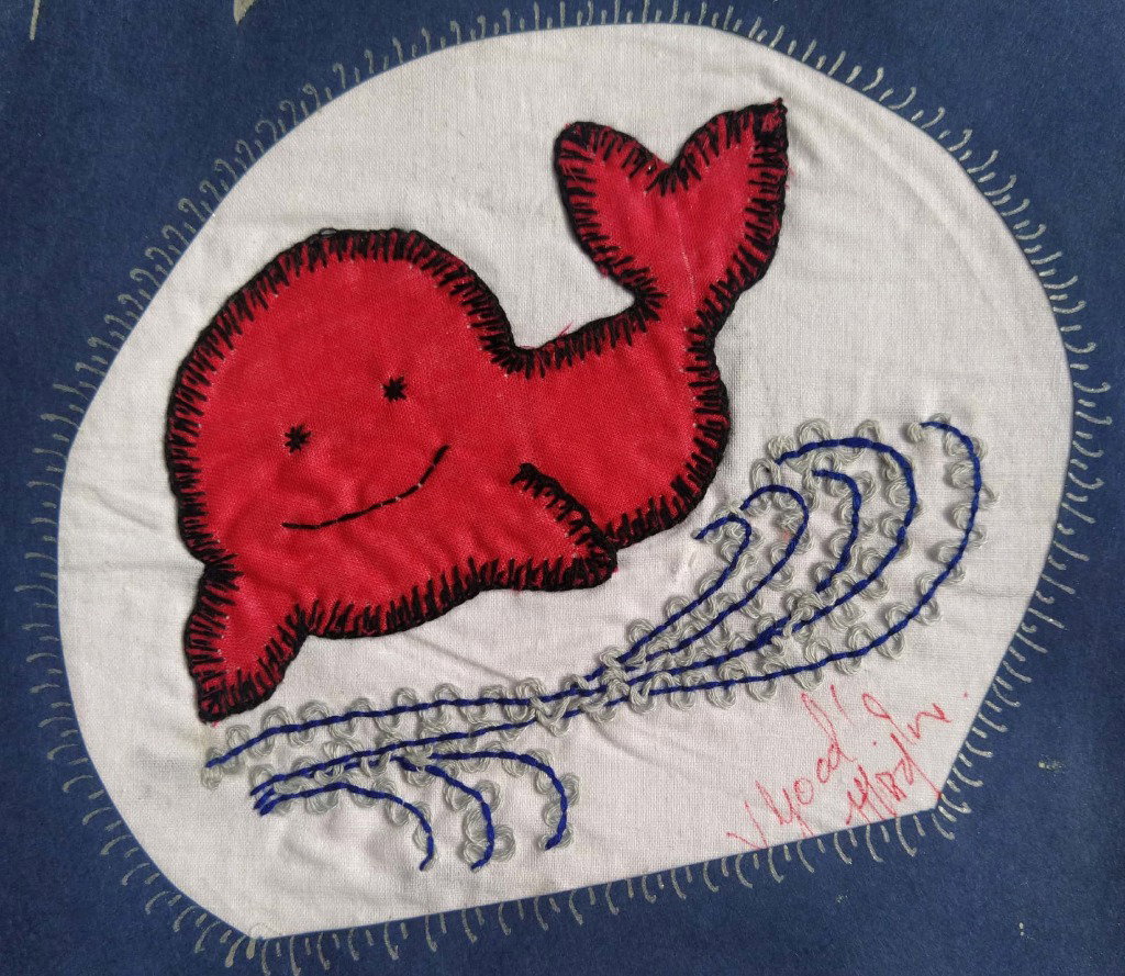 Applique work and Pekinese