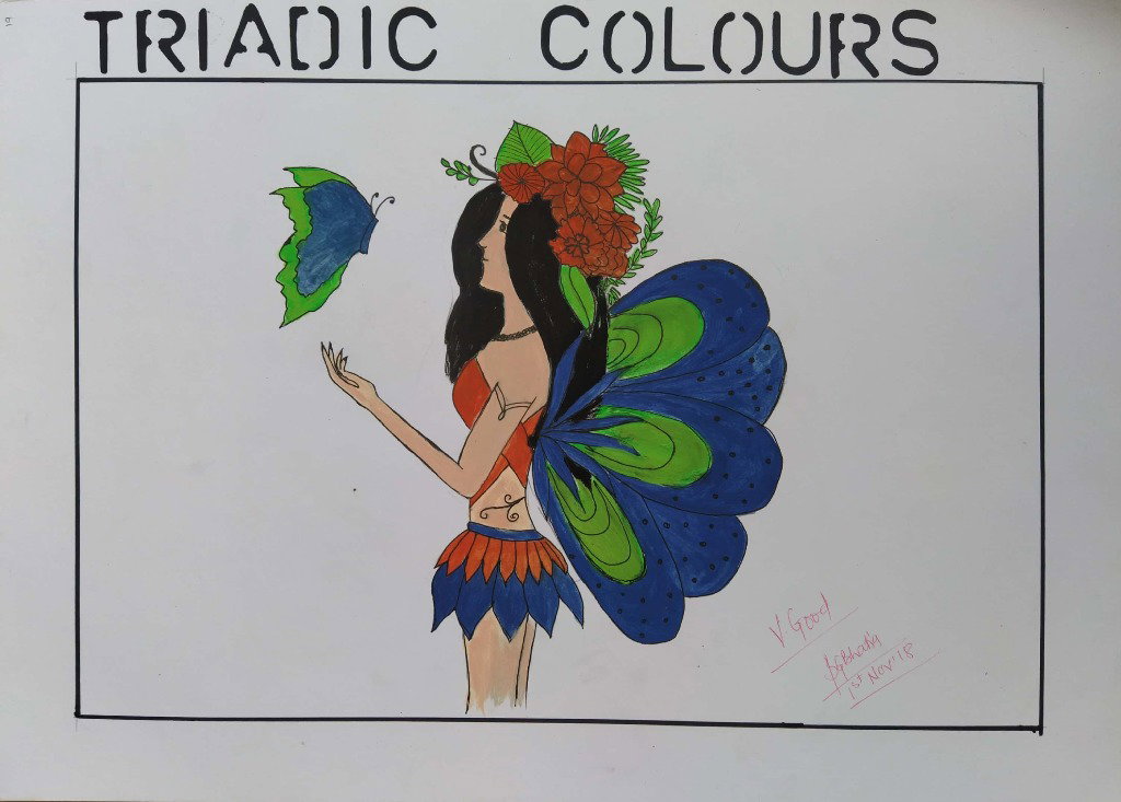 Triadic Colour Scheme