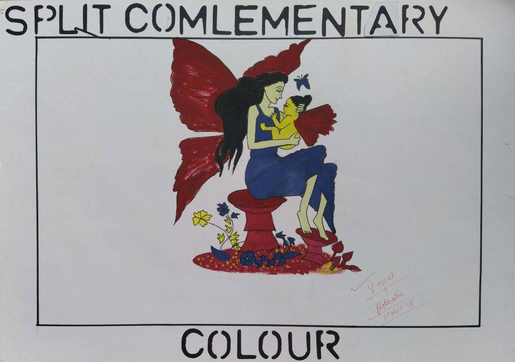 Split Complementary Colour Scheme