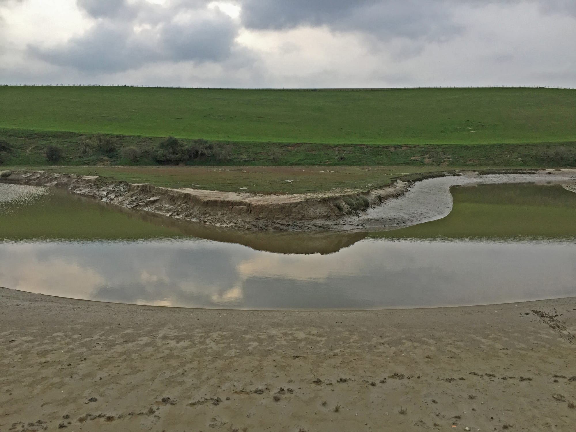 A Bend in the Cuckmere River, East Susex