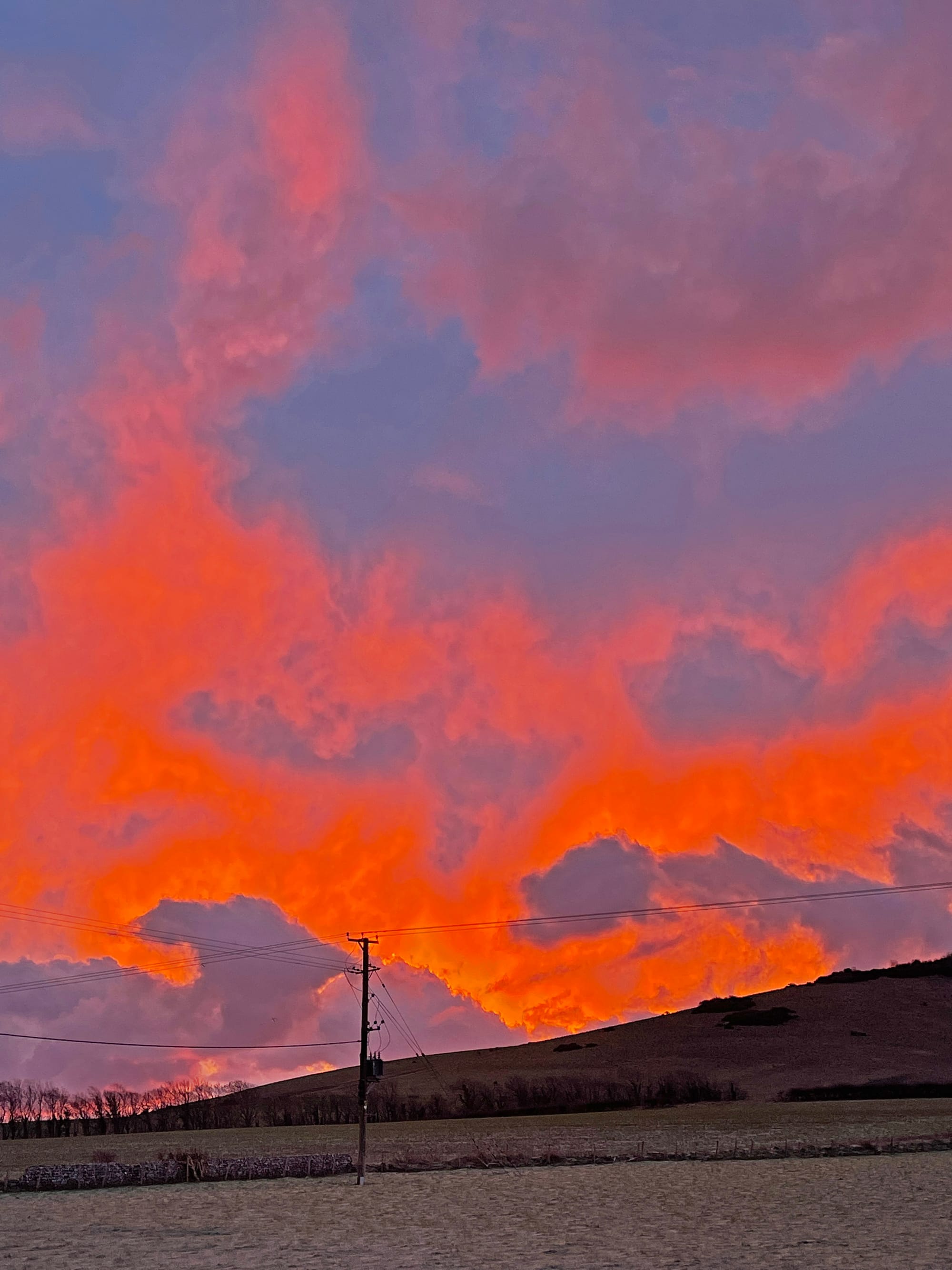 Fiery Dawn, Beddingham, East Sussex