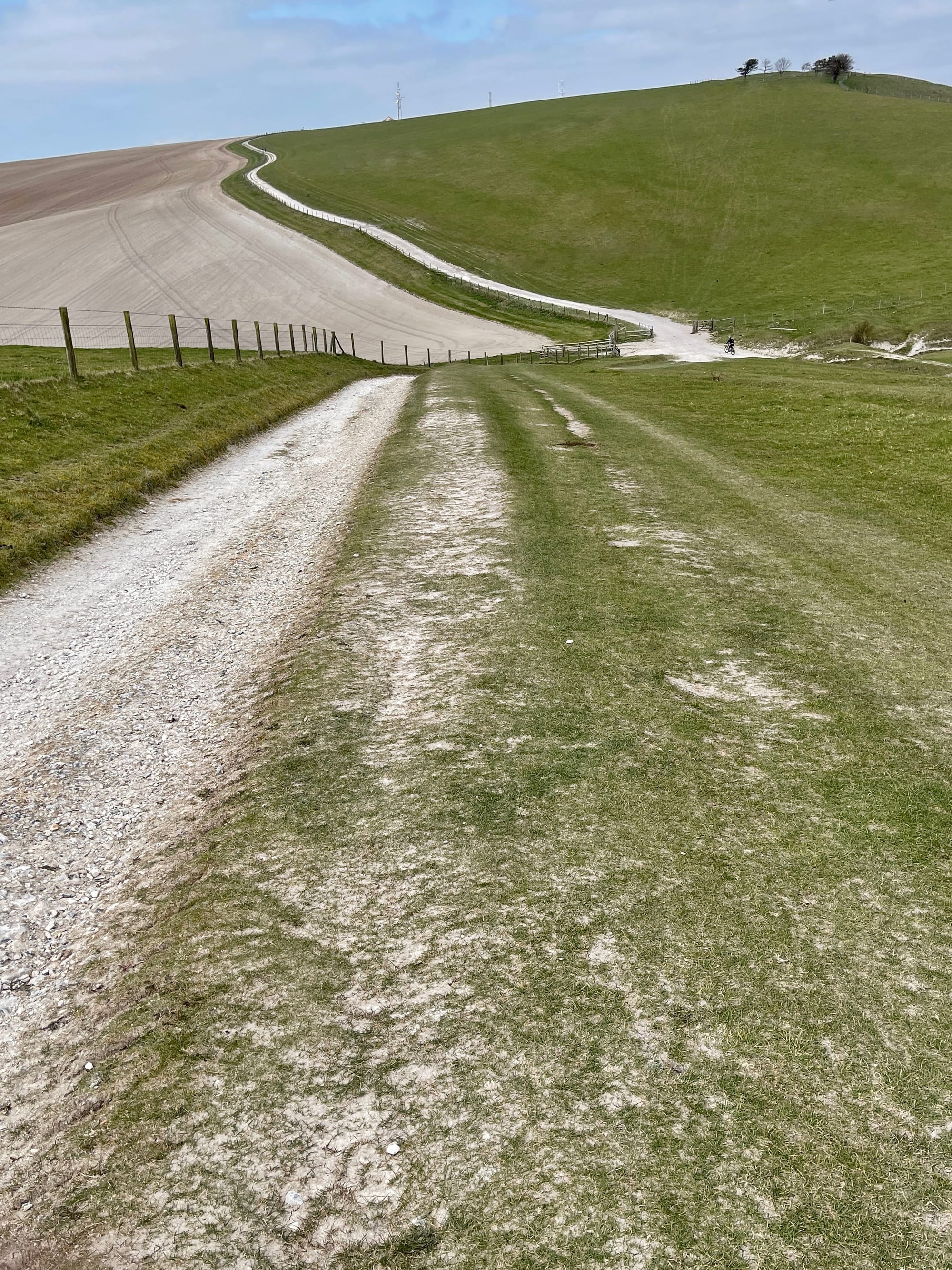 The Track to Truleigh. West Sussex