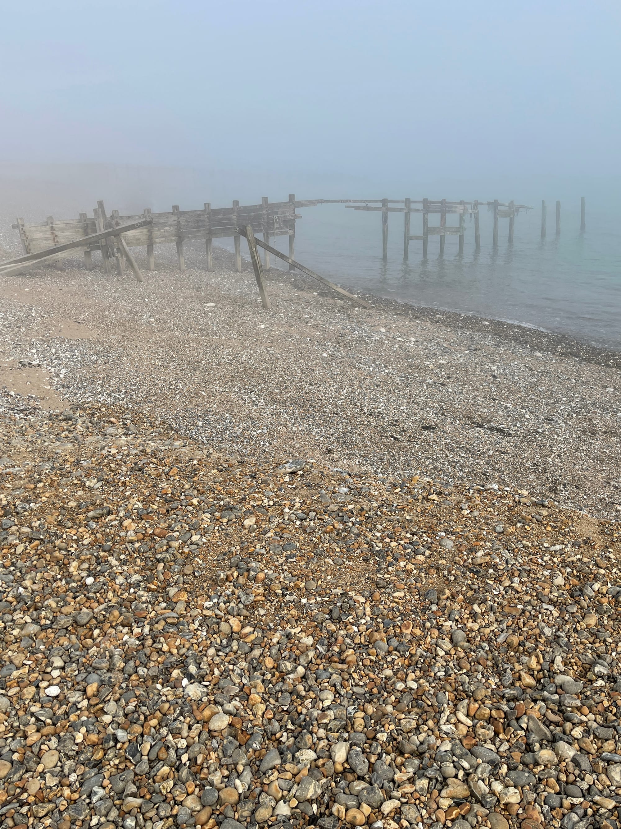 On the Beach. Cuckmere, East Sussex