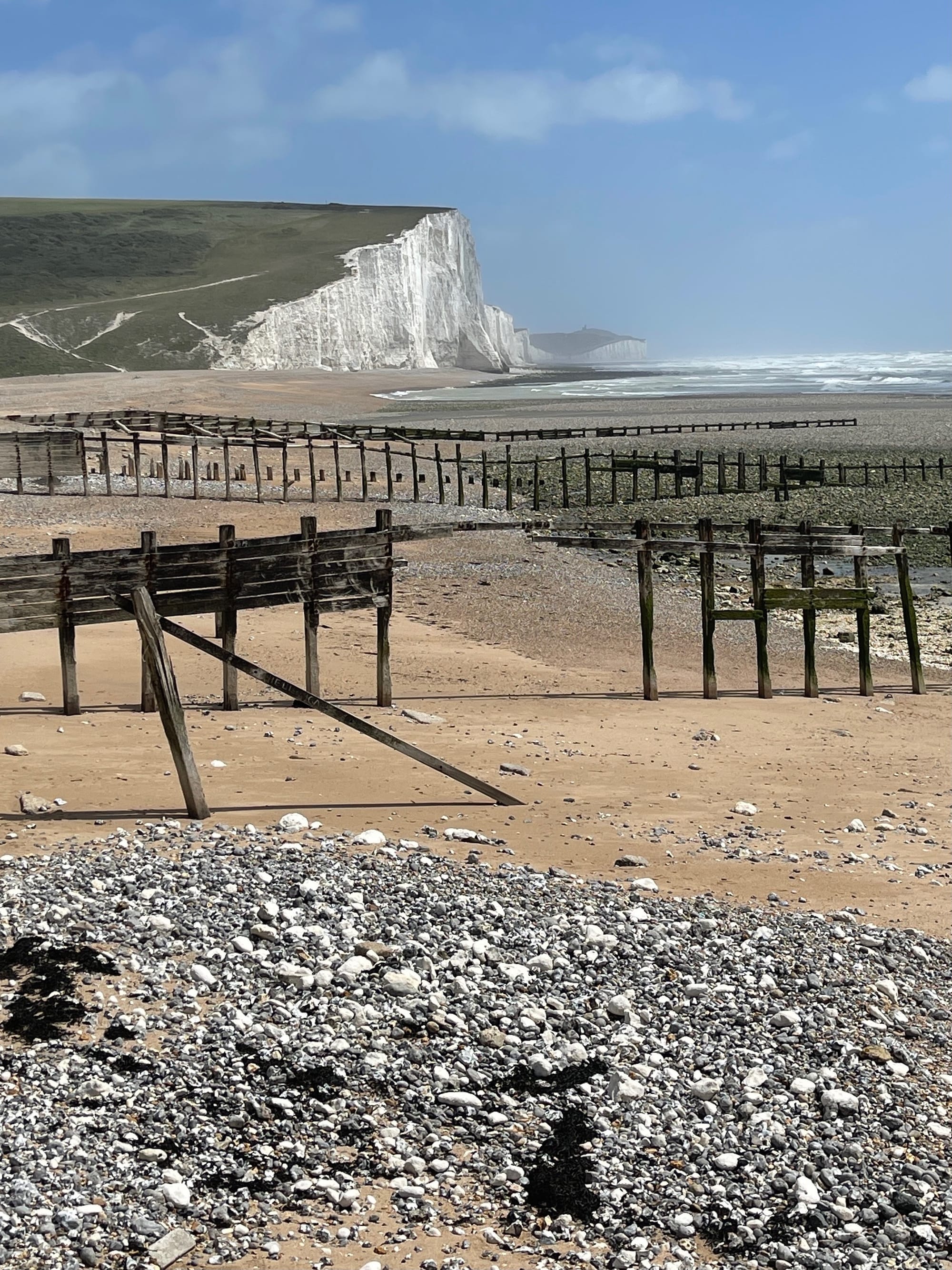 Cuckmere Beach. East Sussex