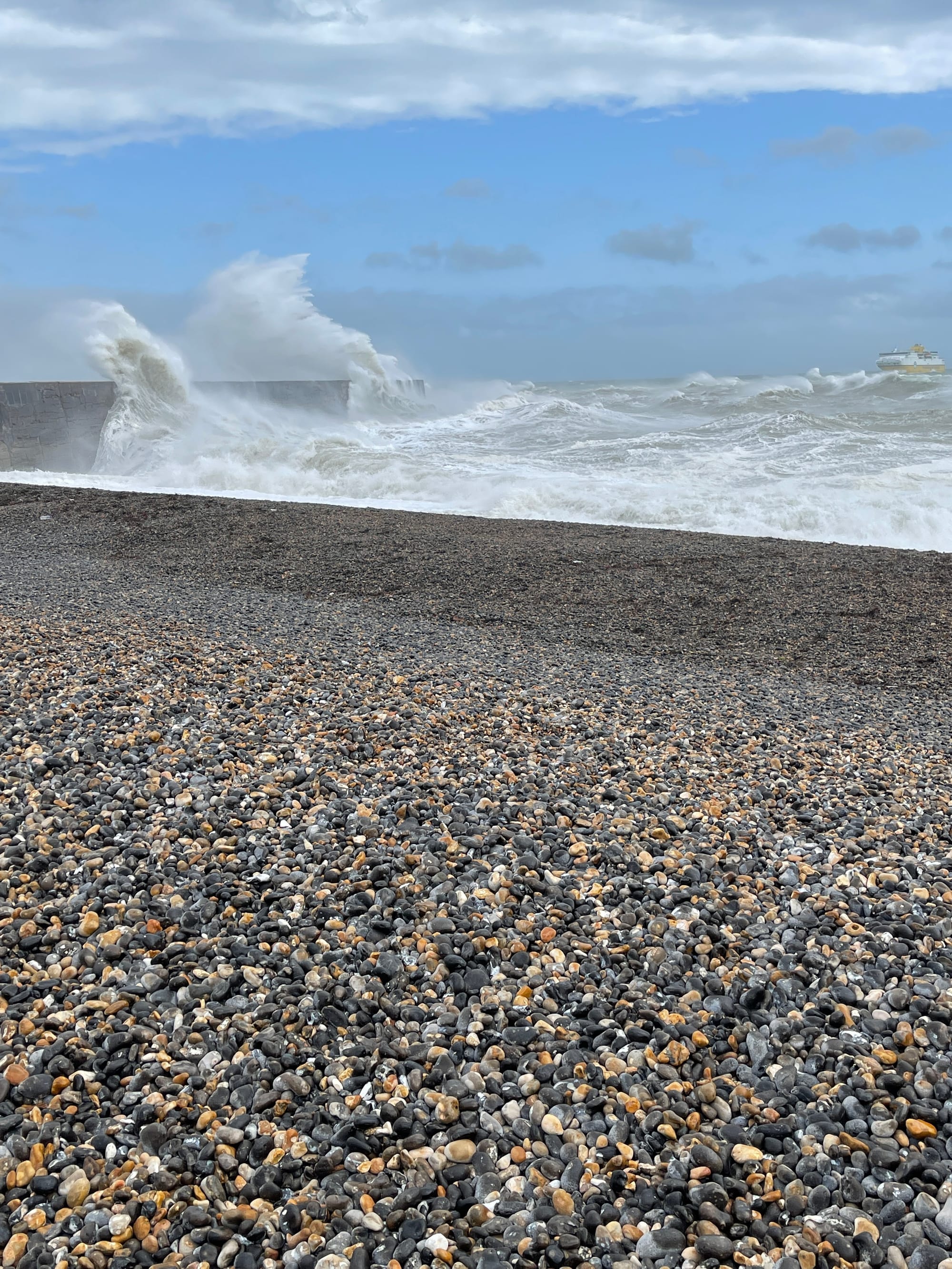 Stormy Sea. Newhaven, East Sussex