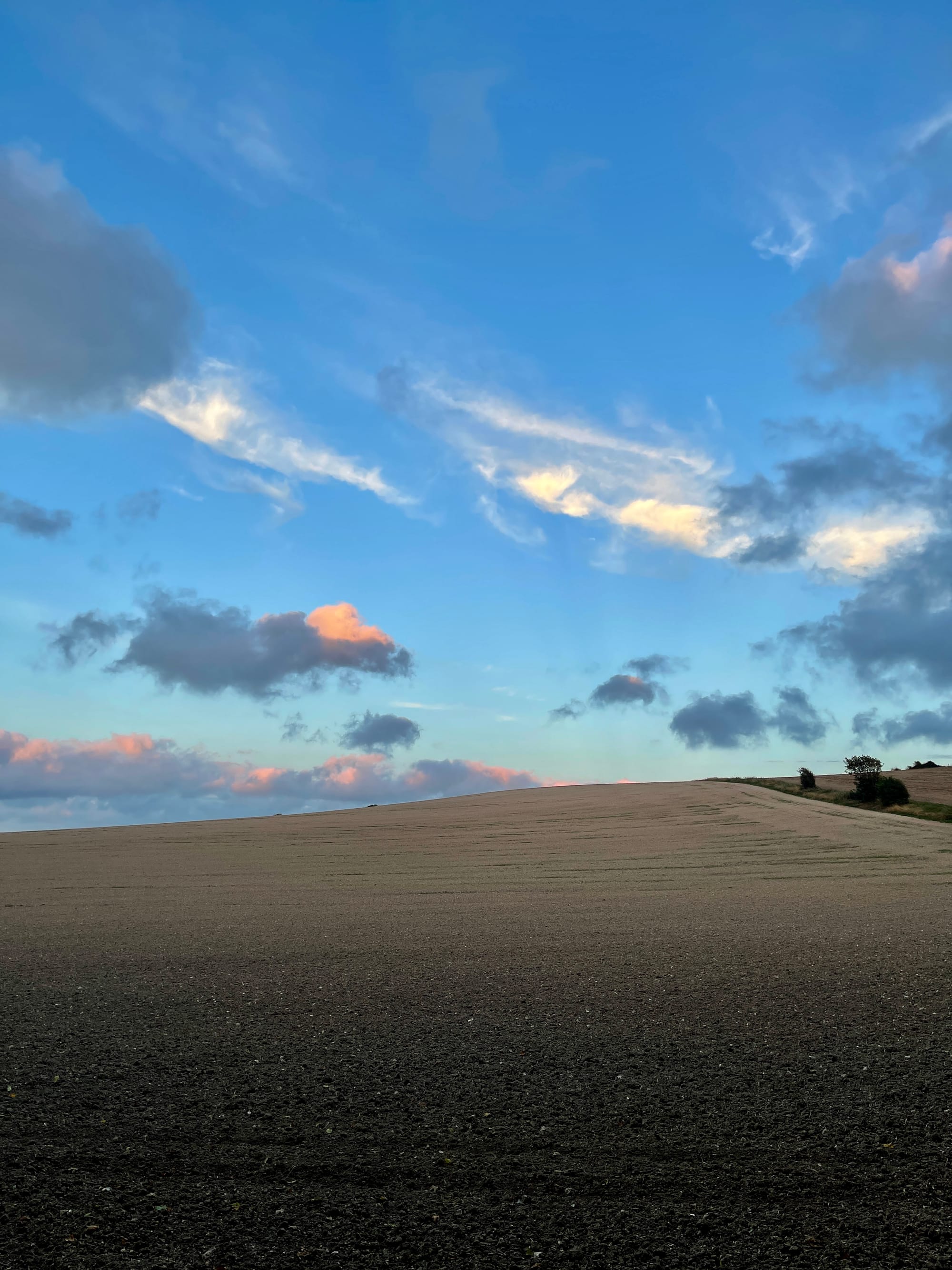 Autumn Skies. Beddingham, East Sussex