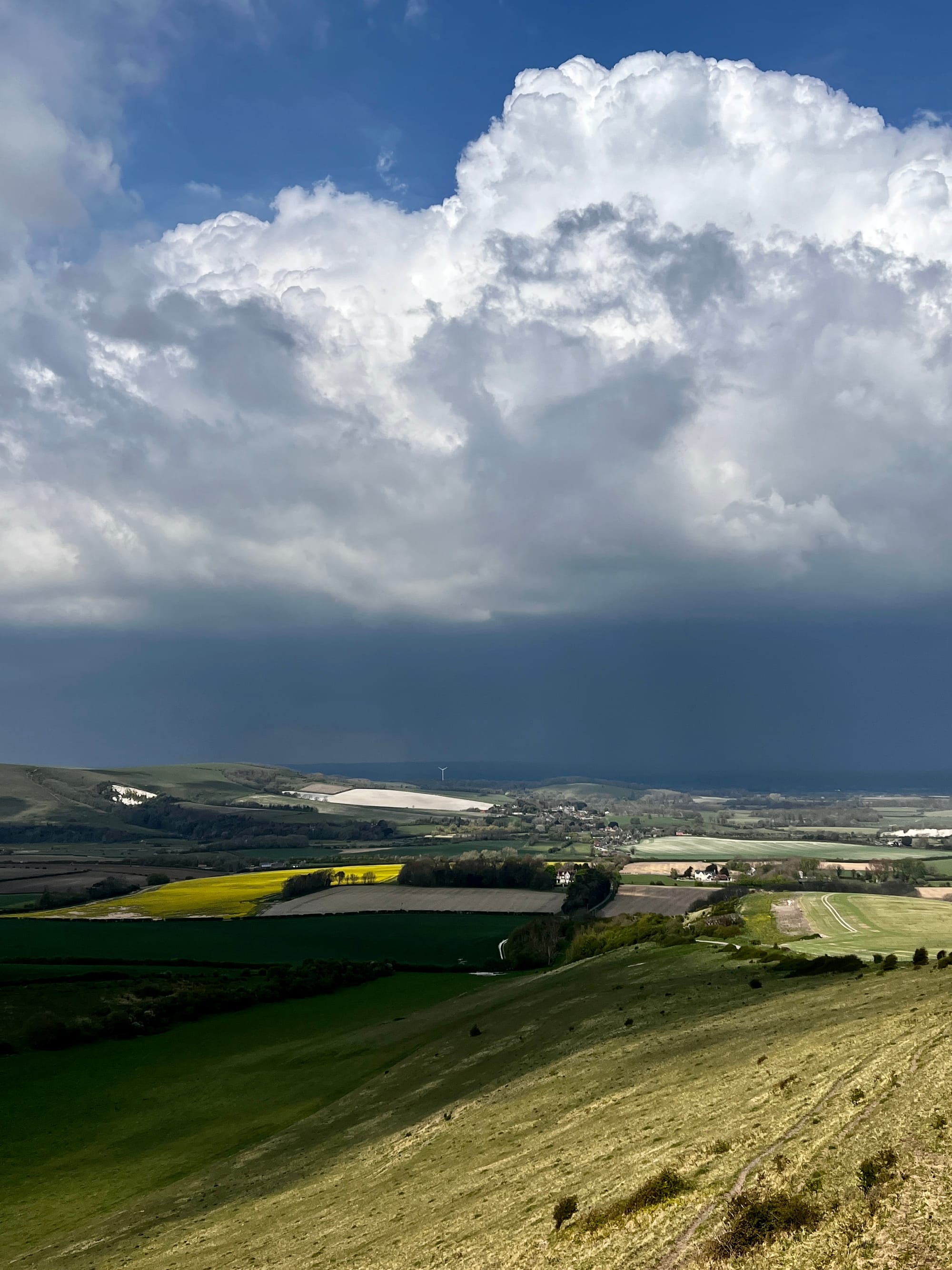 A View Towards Glyndebourne. East Sussex