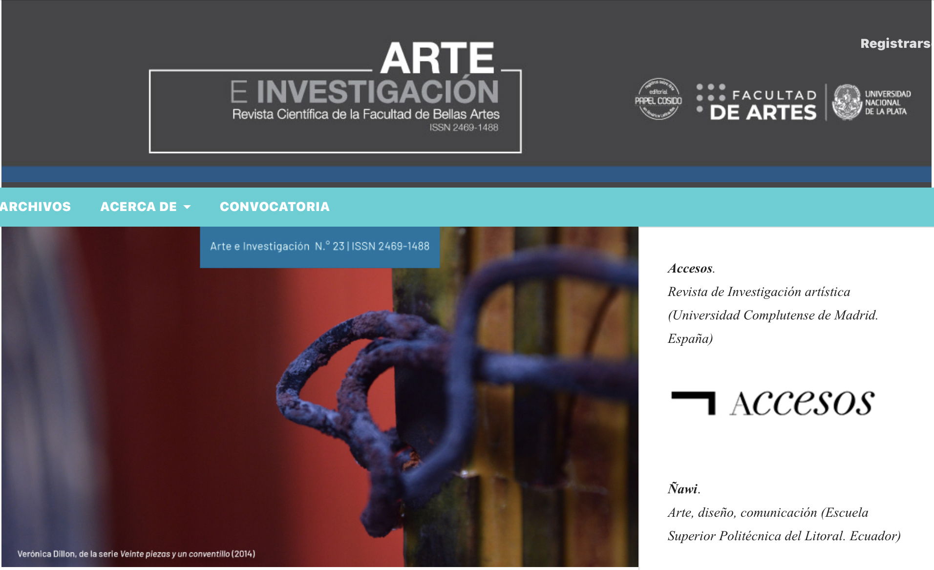 La investigación artística en el entorno académico