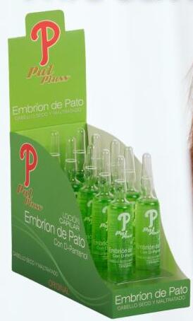 AMPOLLETAS DE EMBRION DE PATO CON D-PANTENOL