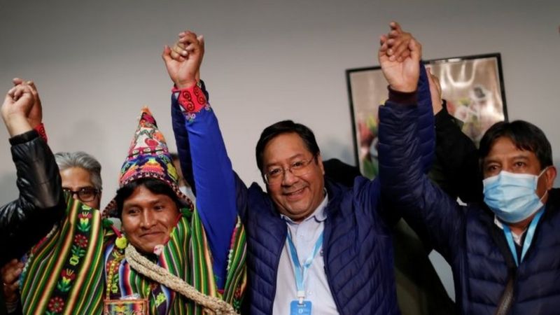Luis Arce gana las elecciones presidenciales en Bolivia