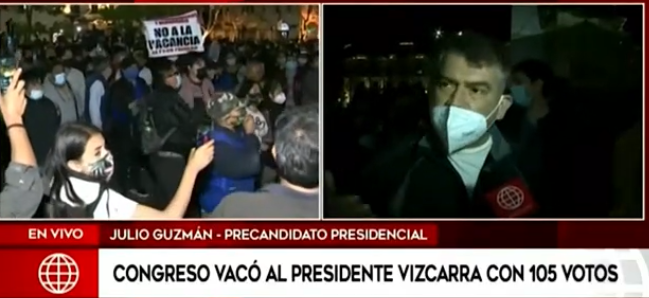 Julio Guzmán: “Hago un llamado a los líderes políticos que se quedaron callados”