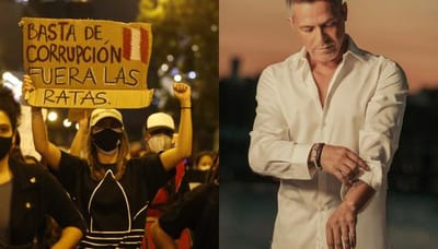 Alejandro Sanz, Mike Bahía y Danna Paola se solidarizan con protestas en Perú