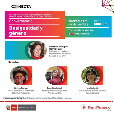 Conecta 2020: Participa del conversatorio Desigualdad y Género