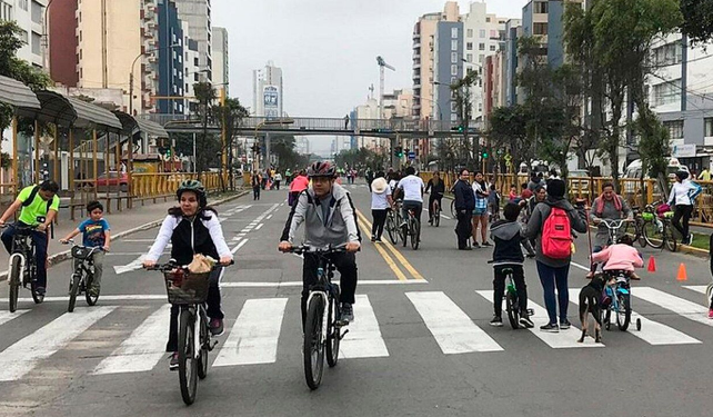 Magdalena del Mar: tramo de la Avenida Brasil será exclusiva para ciclistas y peatones