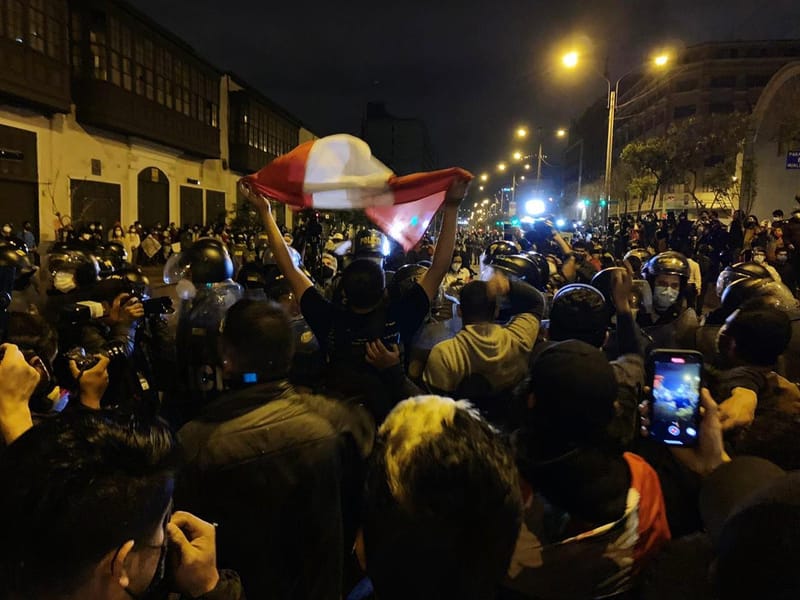 Policía dispersó a manifestantes