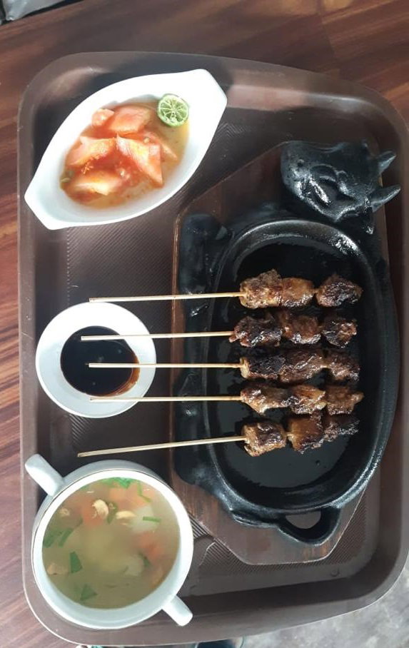 Maranggi Satay Package (5 pcs Satay, Soup, Rice)